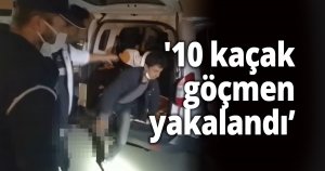 Yolcu ve bagaj kısmında saklanmış 10 kaçak göçmen yakalandı