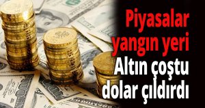 Piyasalar yangın yeri