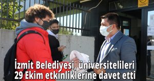 İzmit Belediyesi, üniversitelileri 29 Ekim etkinliklerine davet etti