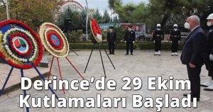 Derince’de 29 Ekim Kutlamaları Başladı