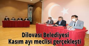  Dilovası Belediyesi Kasım ayı meclisi gerçekleşti 