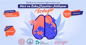 Akıl ve Zekâ Oyunları Atölyesinde ikinci dönem kayıtları başladı
