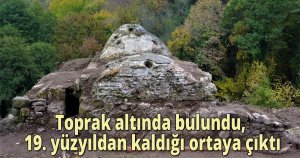 Toprak altında bulundu, 19. yüzyıldan kaldığı ortaya çıktı