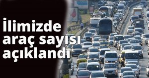 İlimizde araç sayısı açıklandı