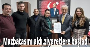 Mazbatasını aldı