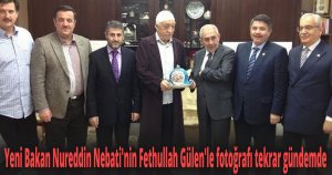 Yeni Bakan Nureddin Nebati'nin Fethullah Gülen'le fotoğrafı tekrar gündemde