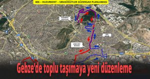 Gebze’de toplu taşımaya yeni düzenleme
