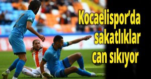 Kocaelispor’da sakatlıklar can sıkıyor