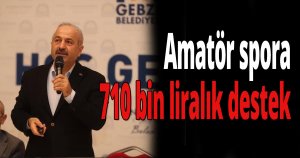 Gezbe'de amatör spora 710 bin liralık destek
