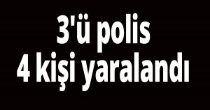 Polisler kaza yaptı