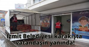 İzmit Belediyesi karakışta vatandaşın yanında!