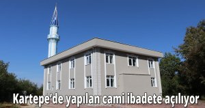 Kartepe’de yapılan cami ibadete açılıyor