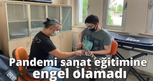 Pandemi sanat eğitimine engel olamadı