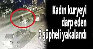 Kadın kuryeyi darp etmişlerdi