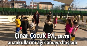 Çınar Çocuk Evi, çevre anaokullarını ağırlamaya başladı