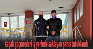 Hurda dükkanında 10 kaçak göçmen yakalandı