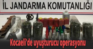 Kocaeli'de uyuşturucu operasyonu