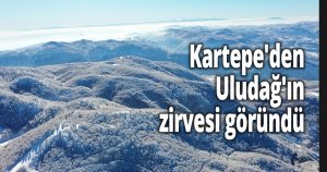 İki kayak merkezinin zirvesi tek karede buluştu