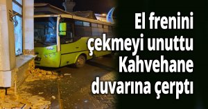El frenini çekmeyi unuttu