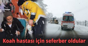 Koah hastası için seferber oldular