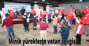  Minik yüreklerin vatan sevgisi