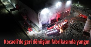 Kocaeli’de geri dönüşüm fabrikasında yangın
