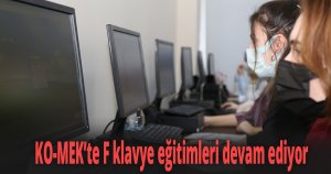 KO-MEK’te F klavye eğitimleri devam ediyor