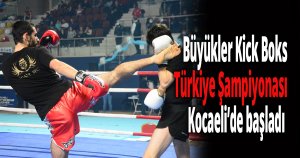 Büyükler Profesyonel Kick Boks Türkiye Şampiyonası Kocaeli’de başladı