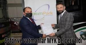 Şoför ve vatmanlar MYK belgesi aldı