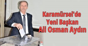 Karamürsel'de yeni başkan Ali Osman Aydın
