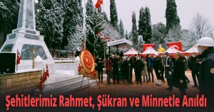 Çanakkale Zaferinin 107. Yıl Dönümü kutlandı