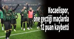 Öne geçmek Kocaelispor'a yaramıyor