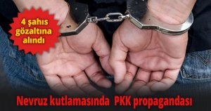 Nevruz kutlamasında  PKK propagandası 