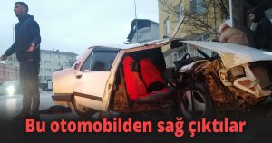 Bu otomobilden sağ çıktılar