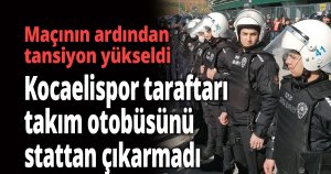 Kocaelispor - Denizlispor maçının ardından tansiyon yükseldi