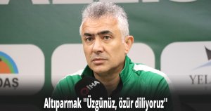 Altıparmak ''Üzgünüz, özür diliyoruz''