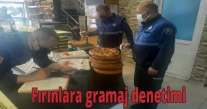 Fırınlara gramaj denetimi