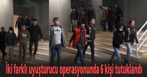 Kocaeli’de iki farklı uyuşturucu operasyonunda 6 kişi tutuklandı