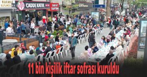 Büyükşehirden dev iftar