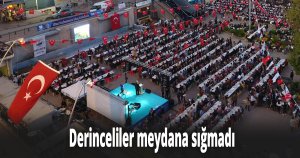 Derinceliler meydana sığmadı