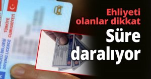 Ehliyeti olanlar dikkat