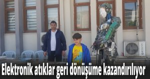 Elektronik atıklar geri dönüşüme kazandırılıyor