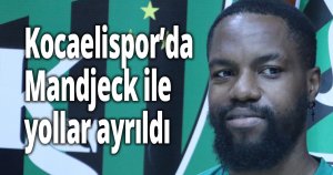 Kocaelispor’da Mandjeck ile yollar ayrıldı