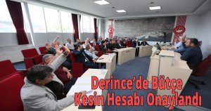 Derince’de Bütçe Kesin Hesabı Onaylandı