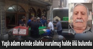 Yaşlı adam evinde silahla vurulmuş halde ölü bulundu