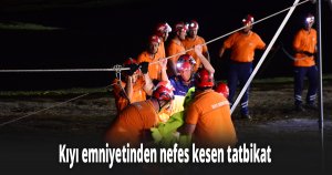 Kıyı emniyetinden nefes kesen tatbikat