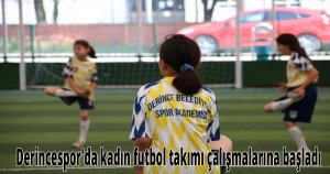  Derincespor'da kadın futbol takımı çalışmalarına başladı