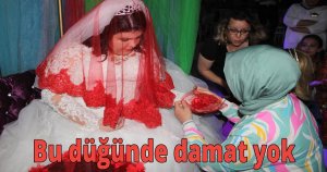 Bu düğünde damat yok