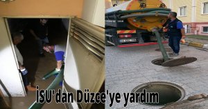 İSU'dan Düzce'ye yardım