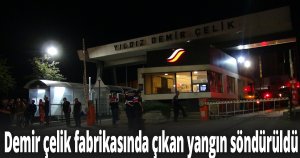 Yangın asit tanklarına sıçramadan söndürüldü